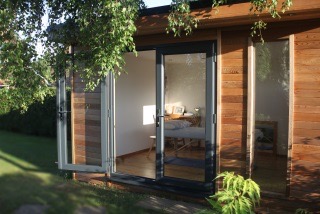 Sarah Carron's garden studio in Plumpton Green, East Sussex